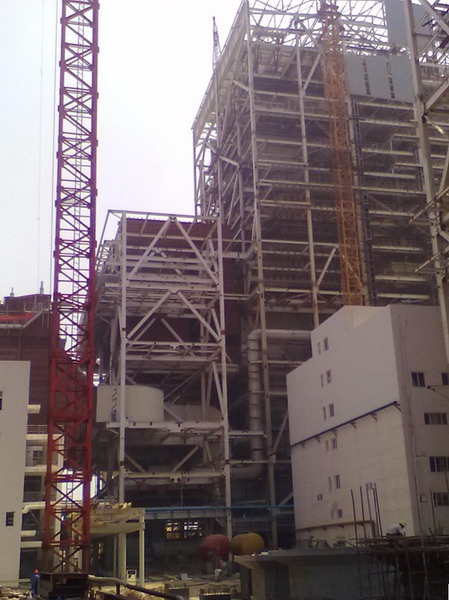 河南龍亨發電2×600MW機組脫硝土建安裝建设