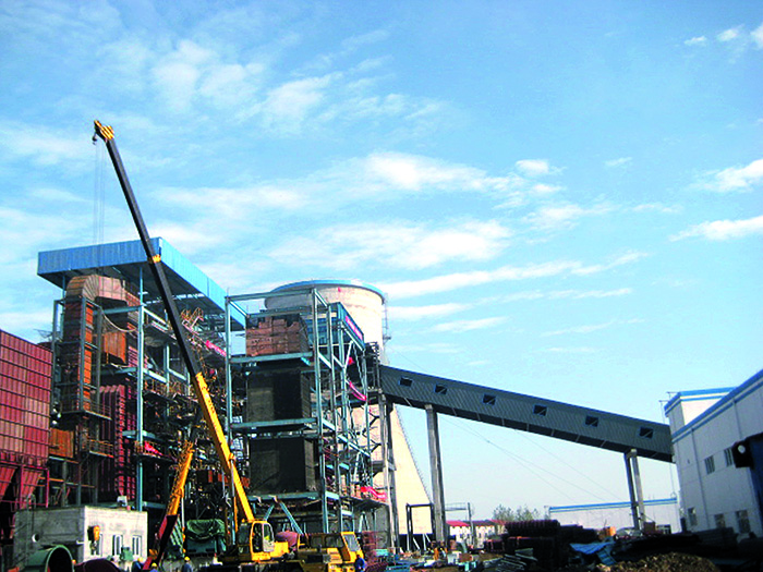 安能（宜城）生物質熱電有限公司2×75TH鍋爐及2×15MW機組安裝建设